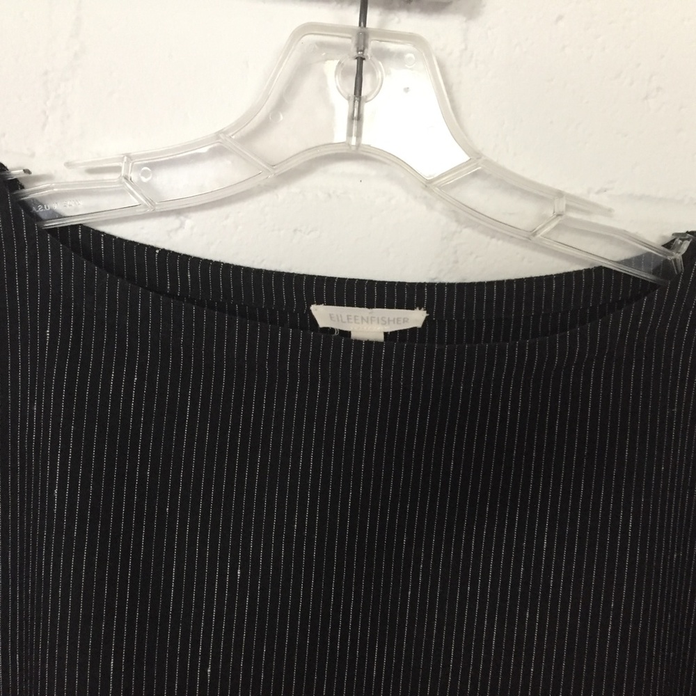 Eileen Fisher Pinstriped Top M - Picture 3 of 10